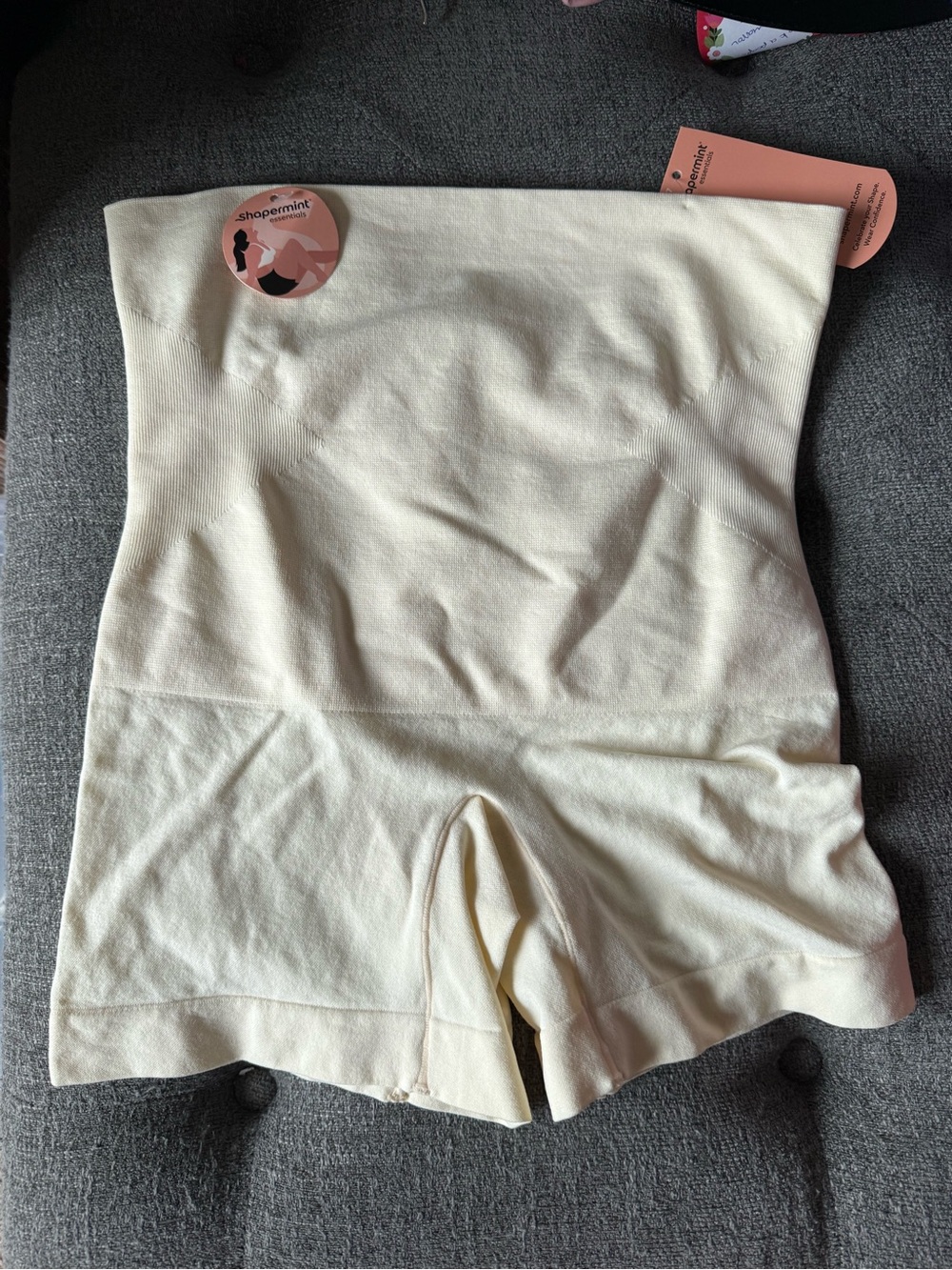 Shapermint High-Waist Cream Sculpting Shorts